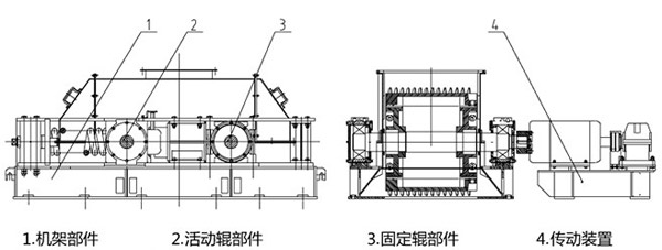 齒輥粉碎機結(jié)構(gòu)圖